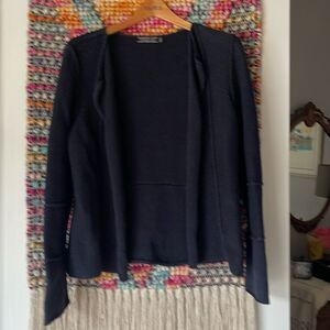 Peruvian Connection dark navy cardigan.  Excellent condition